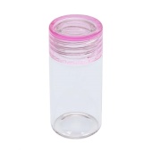 Стеклянная бутылочка с цветной крышечкой 2,4*5см фото на сайте Hobbymir.ru